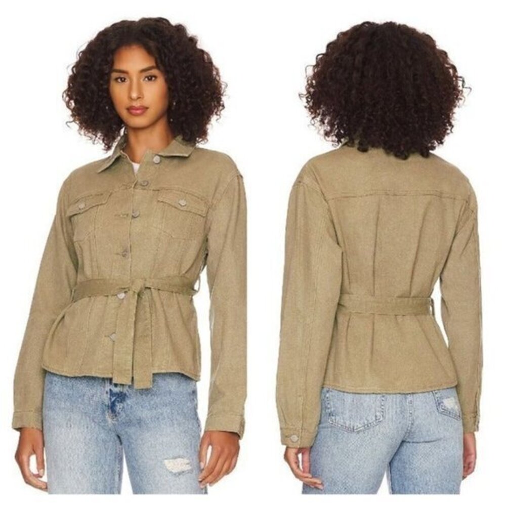 Superdown Clarissa Belted Jacket - Green